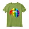 Sexy Arcobaleno Labbra Shirt LGBT Gay Lesbiche Maglietta - Labbra Arcobaleno - Amore è Amore - Ideale per Regalo Compleanno o Natale