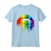 Sexy Arcobaleno Labbra Shirt LGBT Gay Lesbiche Maglietta - Labbra Arcobaleno - Amore è Amore - Ideale per Regalo Compleanno o Natale
