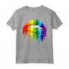 Sexy Arcobaleno Labbra Shirt LGBT Gay Lesbiche Maglietta - Labbra Arcobaleno - Amore è Amore - Ideale per Regalo Compleanno o Natale