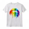 Sexy Arcobaleno Labbra Shirt LGBT Gay Lesbiche Maglietta - Labbra Arcobaleno - Amore è Amore - Ideale per Regalo Compleanno o Natale