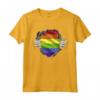 LGBTQ - Gay Pride - Arcobaleno Maglietta - Design Cuore CSD - Abbigliamento per CSD e Parate Gay