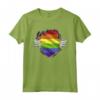 LGBTQ - Gay Pride - Arcobaleno Maglietta - Design Cuore CSD - Abbigliamento per CSD e Parate Gay
