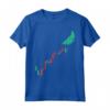 Crypto Chart To The Moon - Maglietta Trading Criptovalute per Investitori e Trader - Ideale per Regali di Compleanno o Natale