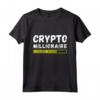 Crypto Millionaire Loading Bitcoin Cripto BTC - Maglietta Trading Regalo per Compleanno e Natale - Ideale per Amanti della Blockchain