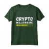 Crypto Millionaire Loading Bitcoin Cripto BTC - Maglietta Trading Regalo per Compleanno e Natale - Ideale per Amanti della Blockchain