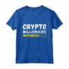 Crypto Millionaire Loading Bitcoin Cripto BTC - Maglietta Trading Regalo per Compleanno e Natale - Ideale per Amanti della Blockchain