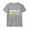Crypto Millionaire Loading Bitcoin Cripto BTC - Maglietta Trading Regalo per Compleanno e Natale - Ideale per Amanti della Blockchain