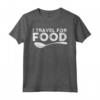I Travel For Food Foodie Blogger Regalo Maglietta - Ideale per Viaggi e Fotografie - Regalo Unico per Natale e Compleanno