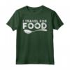 I Travel For Food Foodie Blogger Regalo Maglietta - Ideale per Viaggi e Fotografie - Regalo Unico per Natale e Compleanno