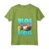 Donna Blogging Hedgehog Blog Hog Blogger Divertente spinoso maiale Maglietta con Collo a V - Regalo per Blogger e Creatori di Contenuti - Ideale per Marketing Digitale