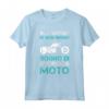 Magliette Uomo Manica Corta Divertenti Moto - Attenzione io non russo Maglietta - Ideale Regalo Compleanno Amante delle Moto