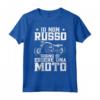 Io non russo sogno di essere una Moto - Maglietta per Motociclisti - Ideale per Compleanno o Natale