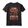 Motociclista Biker Io Non Russo Sogno Moto Maglietta - Regalo Compleanno o Natale per Appassionati di Moto