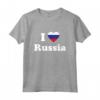 I Love Russia - I Heart Russia Russian Maglietta - Ideal for Showing Pride in Your Russian Heritage and Culture