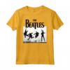 I Beatles saltano a Sefton Park - Maglietta con Licenza Ufficiale OBT-0014 - Ideale per Fan dei Beatles