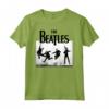 I Beatles saltano a Sefton Park - Maglietta con Licenza Ufficiale OBT-0014 - Ideale per Fan dei Beatles
