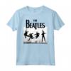 I Beatles saltano a Sefton Park - Maglietta con Licenza Ufficiale OBT-0014 - Ideale per Fan dei Beatles
