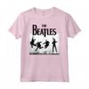I Beatles saltano a Sefton Park - Maglietta con Licenza Ufficiale OBT-0014 - Ideale per Fan dei Beatles