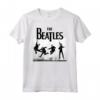 I Beatles saltano a Sefton Park - Maglietta con Licenza Ufficiale OBT-0014 - Ideale per Fan dei Beatles
