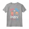 Gender Reveal - T-shirt Rosa o Blu Daddy Loves You - Annuncio Gravidanza Divertente - Regalo per Futuri Genitori