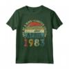 Annata 1983 Anni 40 Uomo Donna HapTiger - Maglietta Vintage 1983 Compleanno 40 Anni - Ideale Regalo per Uomo Donna 40 Anniversario