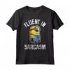 HapTiger Minions Fluent In Sarcasm Maglietta - Officially Licensed Apparel for Fans - Buy Online Now