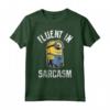 HapTiger Minions Fluent In Sarcasm Maglietta - Officially Licensed Apparel for Fans - Buy Online Now