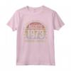 Vintage Agosto 1973 - Annata 1973 Anni 50 Compleanno Uomo Maglietta - Regalo Divertente ed Unico per il 50° Compleanno