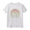 Vintage Agosto 1973 - Annata 1973 Anni 50 Compleanno Uomo Maglietta - Regalo Divertente ed Unico per il 50° Compleanno