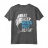Eat Sleep Water Polo Repeat - Maglietta Pallanuoto Uomo e Donna - Regalo Divertente per Appassionati e Giocatori di Pallanuoto