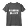 HapTiger Uniforme Build Muscle Coach - Maglietta per Personal Trainer e Fitness - Ideale per Allenamento in Palestra