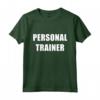HapTiger Uniforme Build Muscle Coach - Maglietta per Personal Trainer e Fitness - Ideale per Allenamento in Palestra
