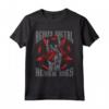 Heavy Metal Never Dies - Rock Skull Metalhead Maglietta - Ideale per gli Amanti della Musica Rock e Metal