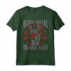 Heavy Metal Never Dies - Rock Skull Metalhead Maglietta - Ideale per gli Amanti della Musica Rock e Metal