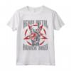 Heavy Metal Never Dies - Rock Skull Metalhead Maglietta - Ideale per gli Amanti della Musica Rock e Metal