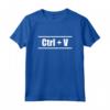 Ctrl + C / Ctrl + V - Incolla per copia del bambino Maglietta - Divertente Look Coordinato per Famiglia