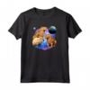 Capibara Divertente Galassia Terra e Luna - Maglietta e Felpa con Cappuccio per Amanti dei Capibara - Regalo Divertente