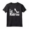 La Madrina Madrina Comadre Padrino - Regalo Maglietta per la Madrina - Ideale per Battesimo o Matrimonio