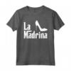 La Madrina Madrina Comadre Padrino - Regalo Maglietta per la Madrina - Ideale per Battesimo o Matrimonio