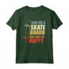 Dammi uno skateboard e sarò felice - Maglietta con Citazioni di Skateboard per Ragazzi - Regalo da Skateboard per Natale o Compleanno