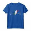 Retro Pallamano - T-shirt Bandiera Giocatore di Pallamano - Perfetta per gli Appassionati di Handball