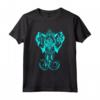 Elefante GoA - Trance Psichedelica OM Psytrance Maglietta - Ideale per Eventi di Goa e Pratiche Spirituali come Meditazione e Yoga