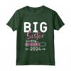 Big Sister Loading 2024 - Promosso a Big Sister 2024 Maglietta - Annuncio Gravidanza e Regalo Compleanno per Sorella Maggiore