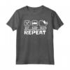 Eat Sleep Skate - Skateboard Skateboarder T-shirt - Regalo Compleanno per Appassionati di Skateboard e Giochi di Skateboard