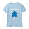 Gioca sempre con Blue Meeple - Maglietta da Gioco da Tavolo per Giocatori Blu - Ideale per Serate con Amici e Familiari
