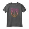 HapTiger Peace Art Nouveau Maglietta - Lightweight Classic Tee with Double Stitched Sleeves - Ideal for Art Enthusiasts