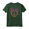 HapTiger Peace Art Nouveau Maglietta - Lightweight Classic Tee with Double Stitched Sleeves - Ideal for Art Enthusiasts