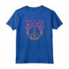 HapTiger Peace Art Nouveau Maglietta - Lightweight Classic Tee with Double Stitched Sleeves - Ideal for Art Enthusiasts