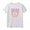 HapTiger Peace Art Nouveau Maglietta - Lightweight Classic Tee with Double Stitched Sleeves - Ideal for Art Enthusiasts