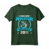 Bambino I migliori pescatori sono nati nel 2011 - Maglietta Compleanno 10 Anni - Vintage Pesca Regalo per Uomini e Ragazzi